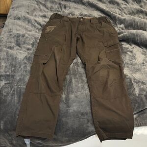 CQR Men's Brown Cargo Pants